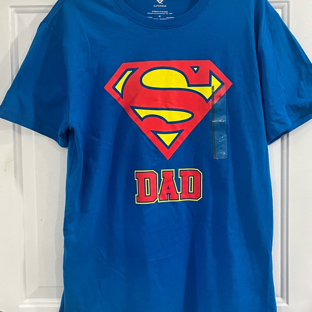 Superman Dad Blue T-Shirt